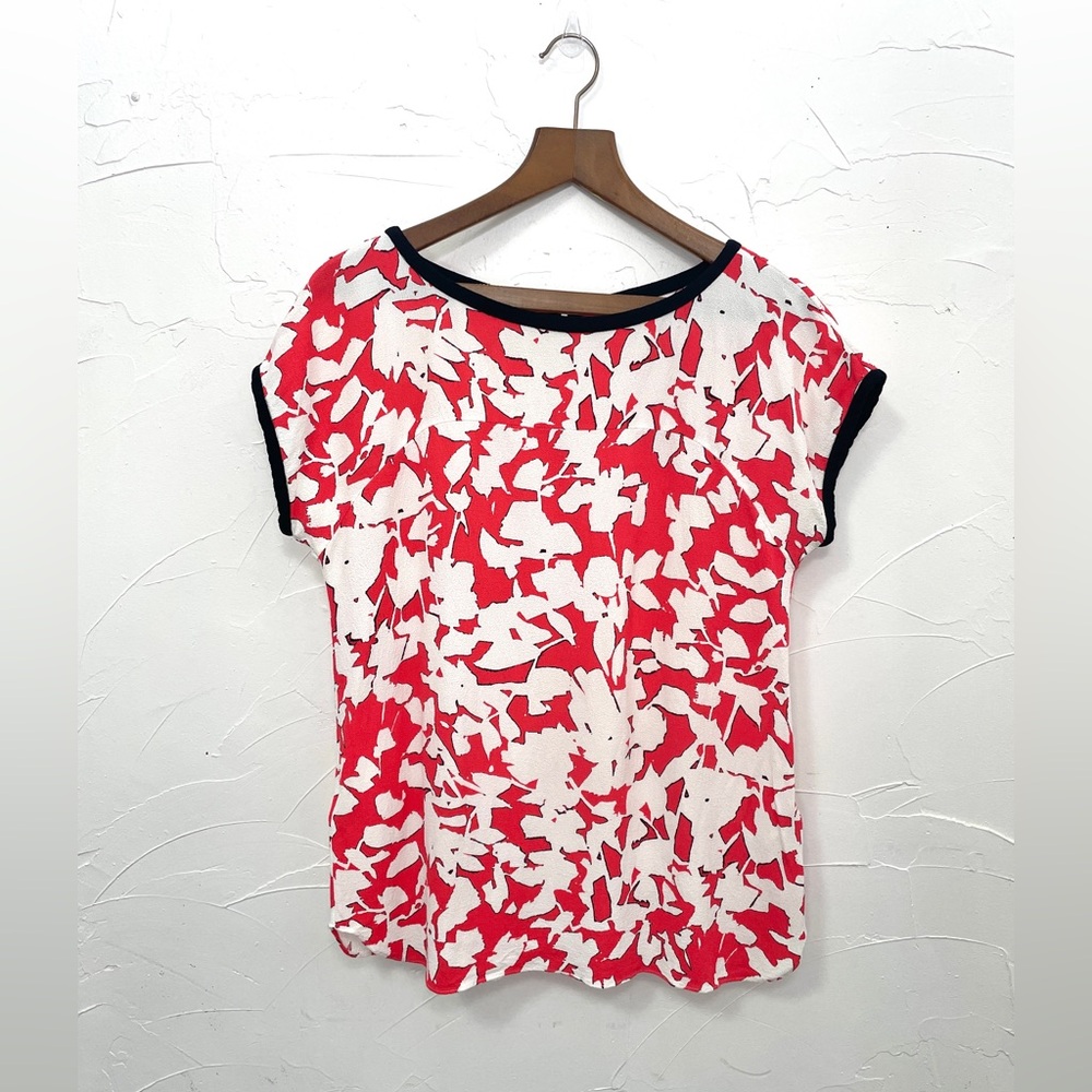 Kate Spade Cap Sleeve Print Top - Picture 7 of 12